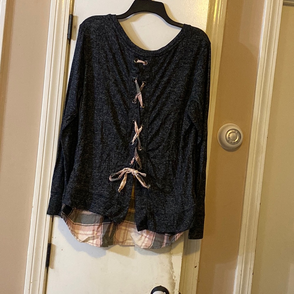 Maurice’s high low corset back top